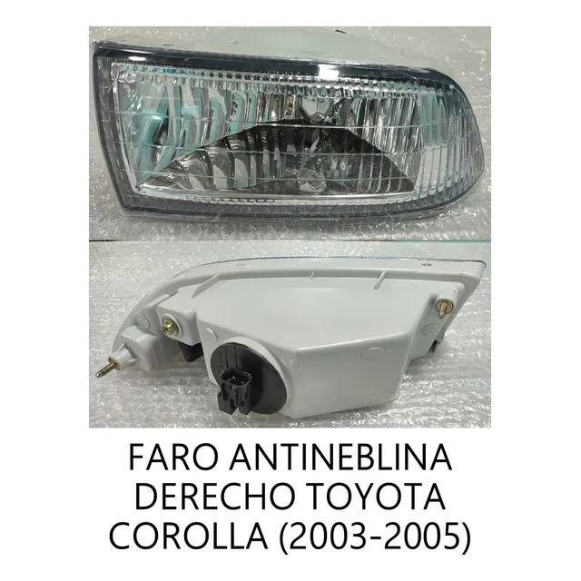 Faro Antineblina Derecho Toyota Corolla 2003-2005 Marca Tyc