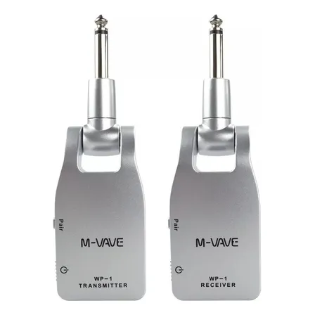 Transmissor E Receptor Sem Fio Para Guitarra M-vave Wp-1 2.4g 30m Bateria Recarregável
