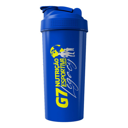 Coqueteleira Azul G7 Legacy - 600ml - Shaker Academia Coqueteleira Azul G7 Legacy - 600ml - Shaker Academia