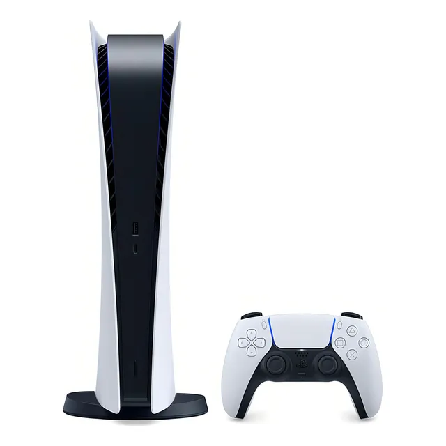 Sony PlayStation 5 Digital 825GB Horizon Forbidden West Bundle color blanco y negro 2022