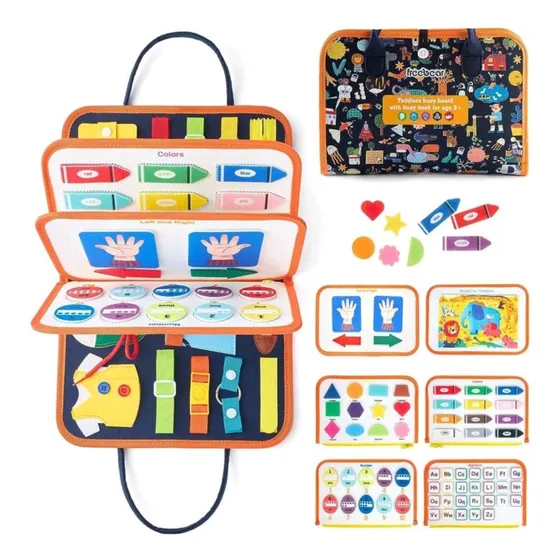 Carpeta Sensoriales Libro Educativos Didácticos Para Niños