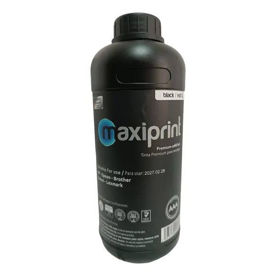 Tinta Hp Maxiprint 1 Litro Hp/canon/epson/brother/lex 1000ml