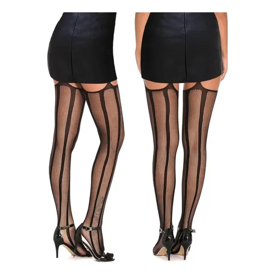 Panty Medias Malla Liguero Lencería Sexy Erótica
