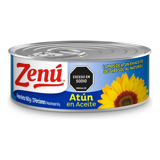 Lomo Atun Zenu En Aceite Girasol X 160 Gr - g a $50