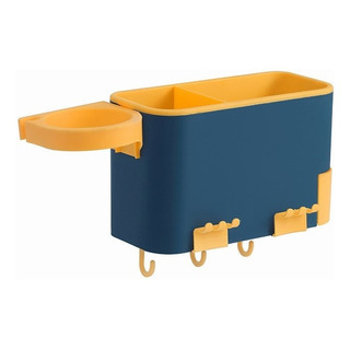 Soporte Para Cepillo De Dientes Y Secador De Pelo + 2 Tazas Soporte Para Cepillo De Dientes Y Secador De Pelo + 2 Tazas