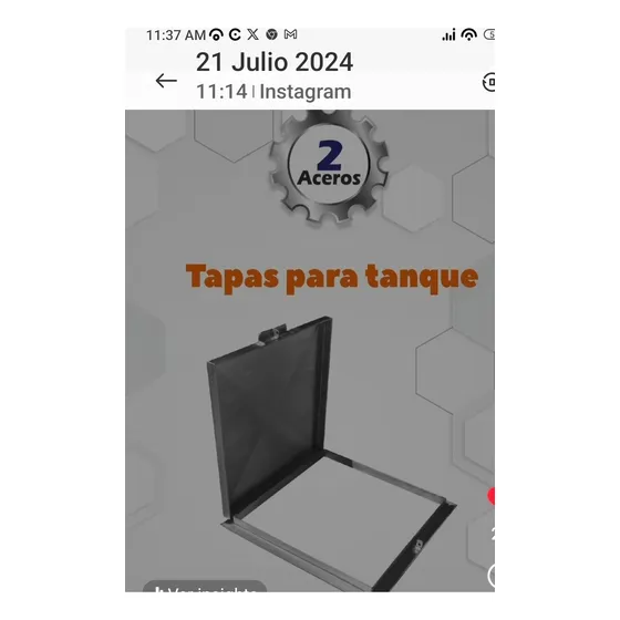 Tapas Para Tanques De Agua En Acero Inoxidable