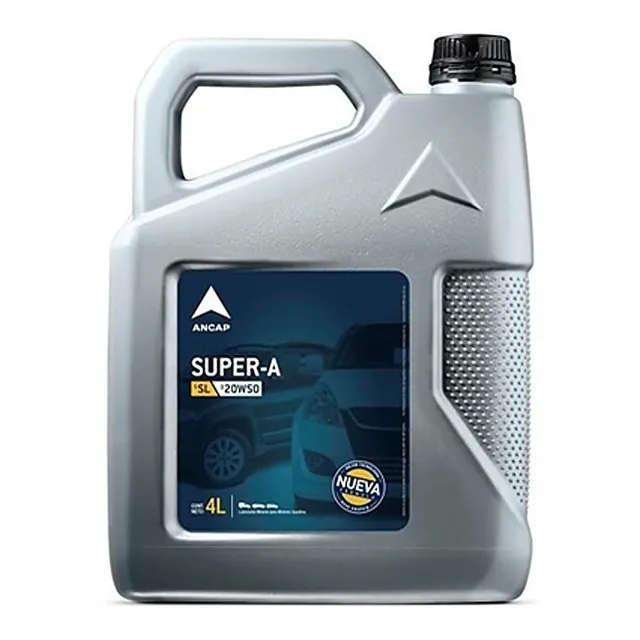 Aceite 20w50 4 Litros Ancap Super A Para Nafta Mileban