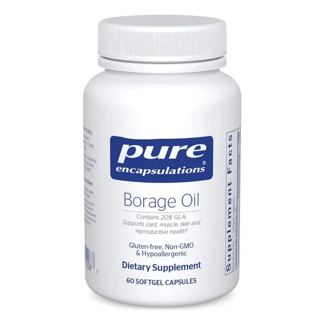 Aceite De Borraja Pure Encapsulations 60 Softgel