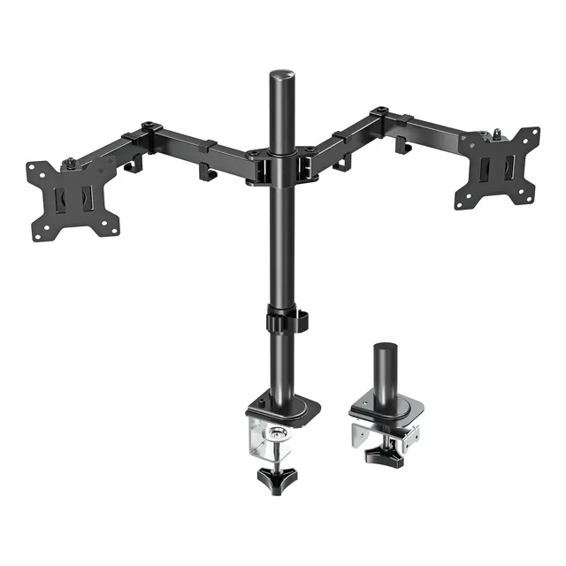 Soporte De Monitor Elived De Doble Brazo Para 13-32 Negro
