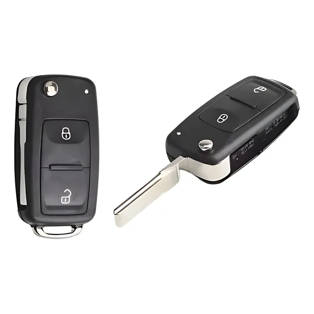 Carcasa + Llave Virgen Vokswagen Amarok De 2 Botones