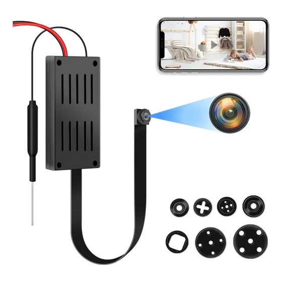 Mini Cámara Espía Wifi 1080p Hd Con Visión Nocturna Y Detecc