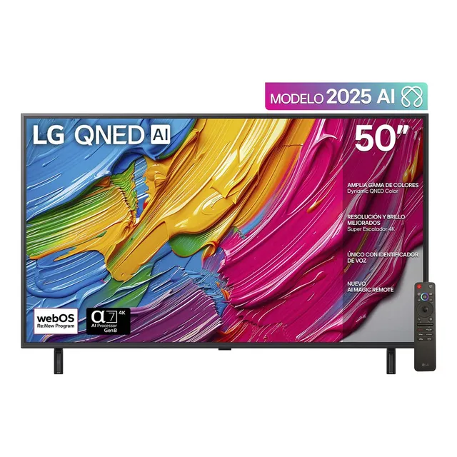 Pantalla 50 Pulgadas LG Qned Ai Qned80 4k Smart Tv 2025