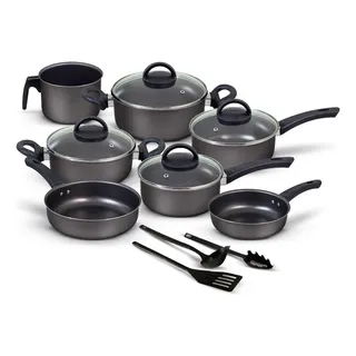 Conjunto Panelas Antiaderente 10 Peças Teflon Vårias Cores Conjunto Panelas Antiaderente 10 Peças Teflon Vårias Cores
