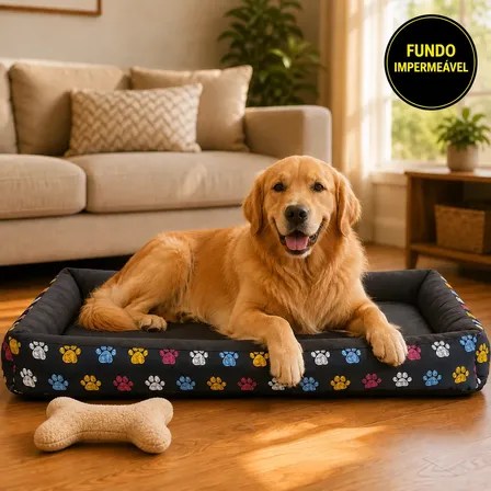 Cama Pet Extra Grande Cachorro Gato Xg Fundo Impermeável