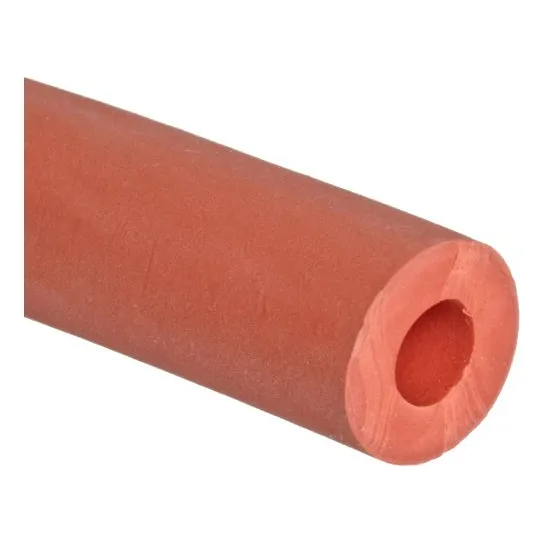 Tubo Vacio Extruido Rojo Goma Para In Diametro Grosor Pared