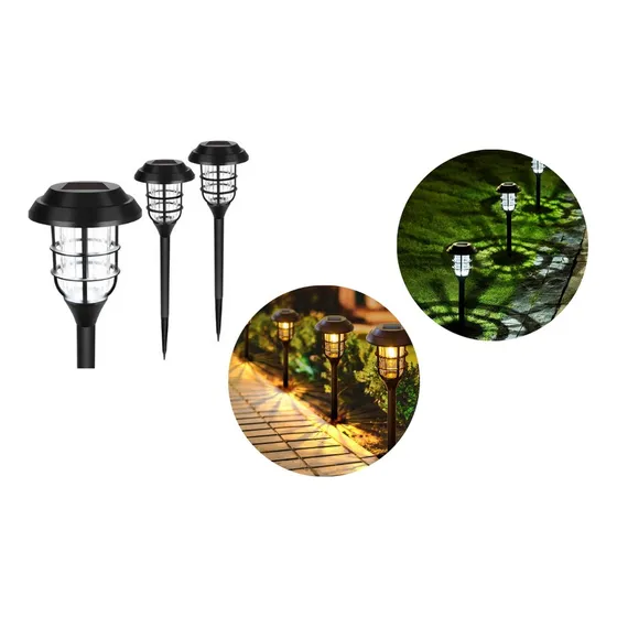 Luces Solares Para Senderos,antorchas Led Impermeable