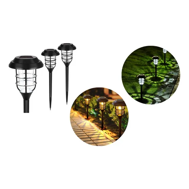 Luces Solares Para Senderos,antorchas Led Impermeable