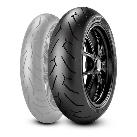 Cubierta 130 70 17 Pirelli Diablo Rosso 2 twister Ns 200