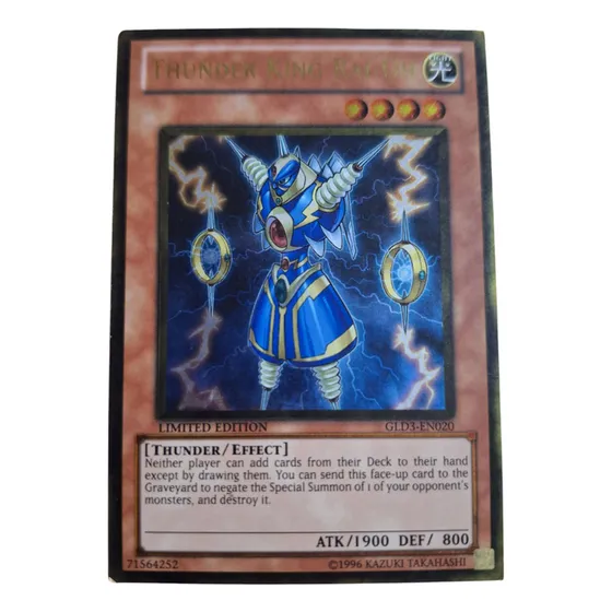 Yugioh Thunder King Rai-oh Gold