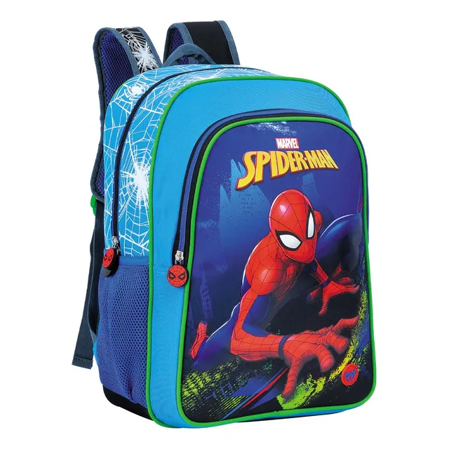 Bolso Morral Grande Para Niños Spiderman - Marvel Original
