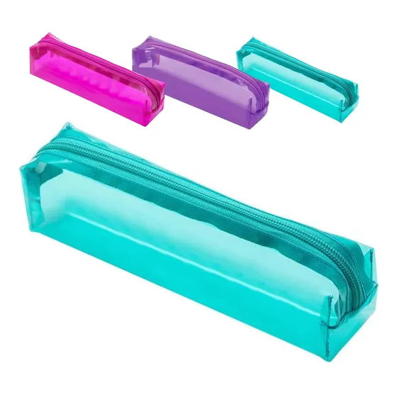 Estojo Transparente Cristal Colorido Brw