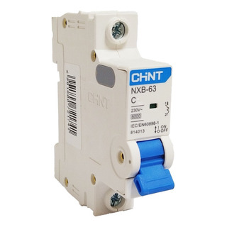 Interruptor Termomagnético 1 Polo 16a Riel Din 6ka C Chint Interruptor Termomagnético 1 Polo 16a Riel Din 6ka C Chint