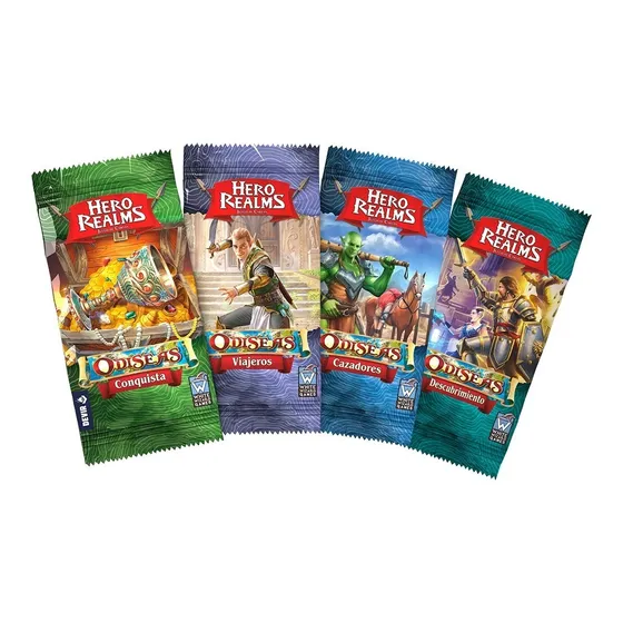 Juego De Cartas Hero Realms Sobres De Odiseas Devir Español