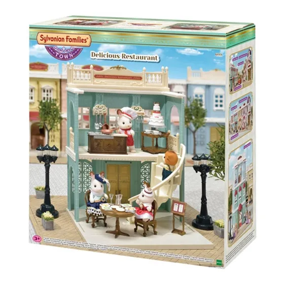 Sylvanian Families Restaurante Set Juguete + Accesorios Febo