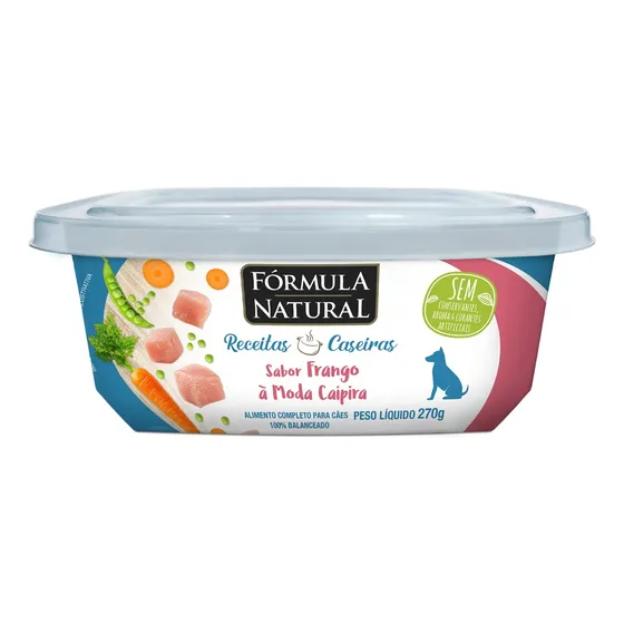 Formula Natural Receitas Caseiras Frango À Moda Caipira 270g