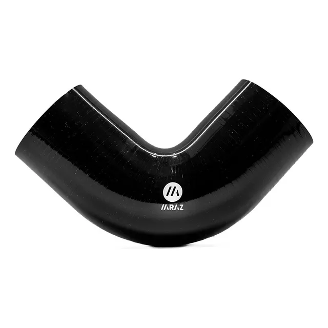 Manguera Siliconada Codo 90 Grados 2.00'' 51 Mm Mraz Negro