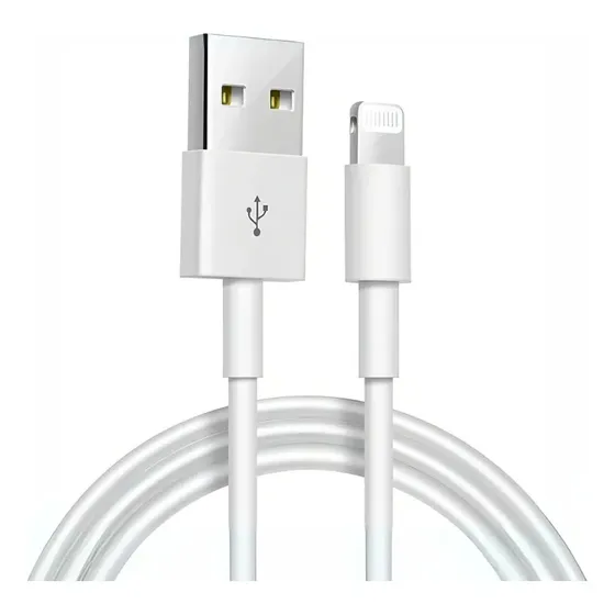 Cabo Carregador Turbo Usb 2 Metros Compatível Com iPhone 6 7 8 X Xr Xs 11 12 13 14 Pro Max iPad E iPod Ultra Resistente Design Clássico Carregamento Rápido Sincronização De Dados Eletric Teck