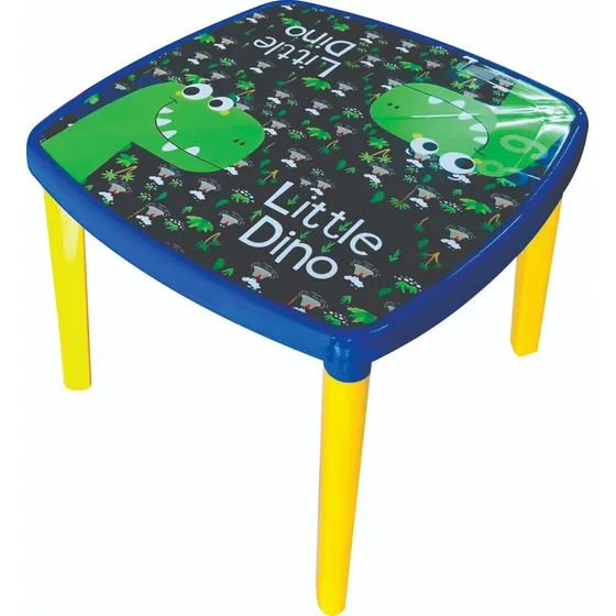 Mesa Infantil Armaty Plástica Desarmable Diseño Unicornio