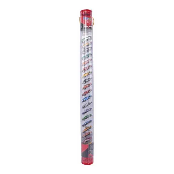 Set Tubo 20 Autos Kidsn Play + 10 Accesorios