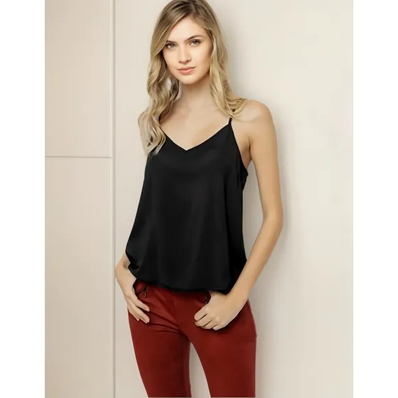 3 Regatas Decote Blusa Feminina Camiseta Atacado Lisa Alça