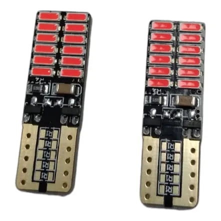 Lampara Led T10 Canbus 24smd 12 Volt 24 Volt Plana Plaqueta