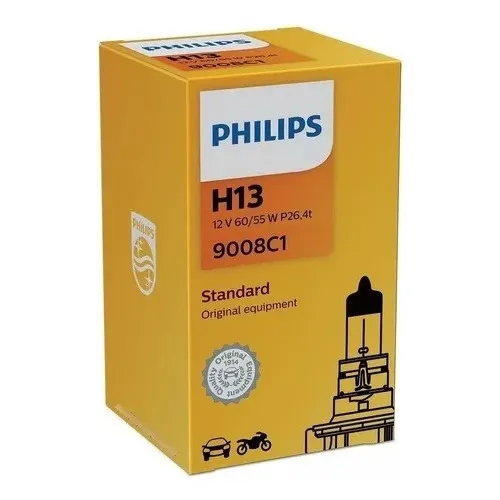 Lampara Philips Halogena H13 9008 12v 60/55w P26 4t