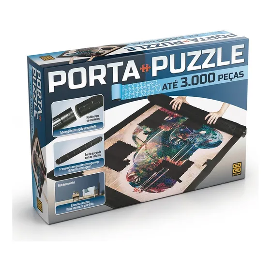 Porta Puzzle Quebra-cabeça Até 3000 Peças Grow