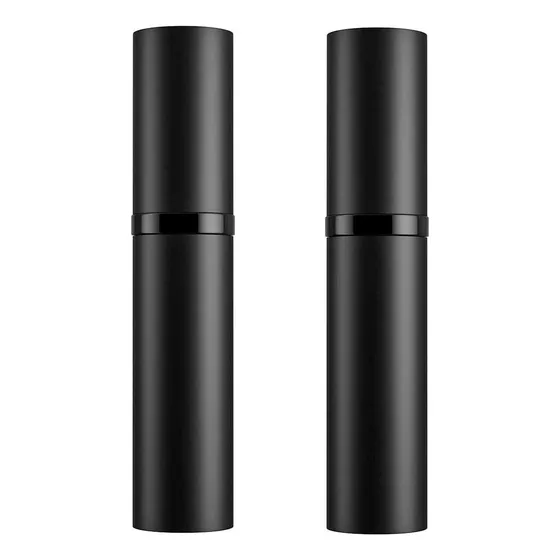 Mini Perfumero Pequeño Recargable Con Atomizador Negro 2 Pzs