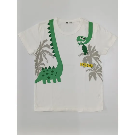Franelas Básicas Niños, Bebes, Algodón, Dinosaurios, Animal