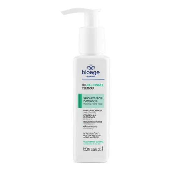 Sabonete Peles Oleosas Bio Oil Control Cleanser 120ml Bioage