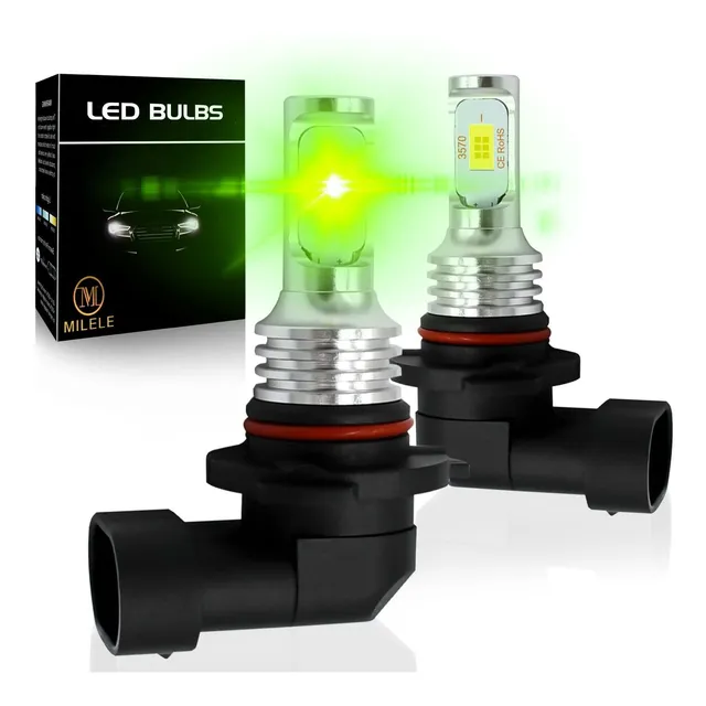Ml Milele Luz Antiniebla Led Kit Lampara Verde Limon Drl