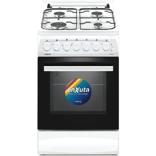 Cocina Enxuta Supergas Horno Electrico 4 Hornallas Cenx5544w