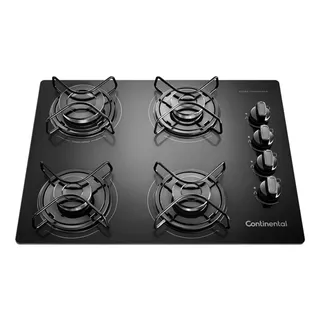 Cooktop 4 Bocas Continental A GĂĄs De Vidro Temperado Preto Kc4gp - Bivolt Cooktop 4 Bocas Continental A GĂĄs De Vidro Temperado Preto Kc4gp - Bivolt