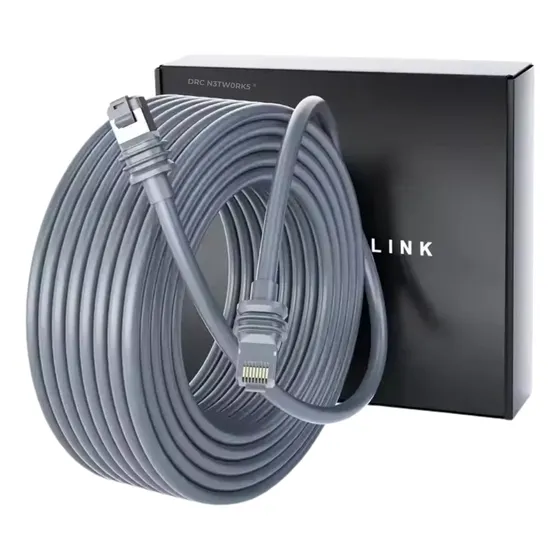 Cabo Extensor Starlink V3 15m Reforçado Uso Externo Com Nf