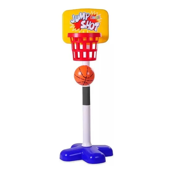 Aro De Basquet Jump Shot 97 Cm Rondi Con Pie Y Pelota