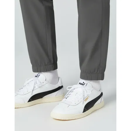 Tênis Masculino E Feminino Club 5v5 Puma Puma White-puma Black-puma Gold Lisa 41 Eu