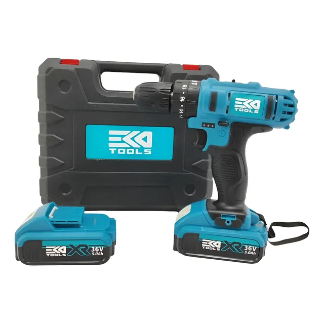 Taladro Inalámbrico 36v Percutor Para Trabajo Pesado