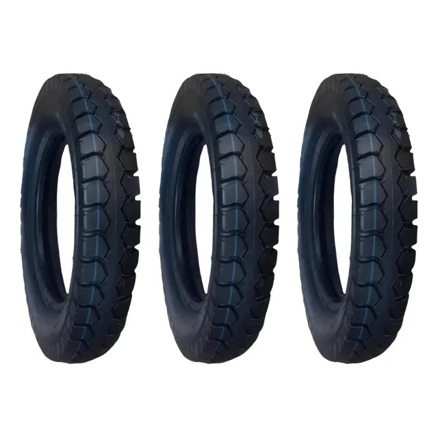 Juego De 3 Llantas 4.50-12 Para Motocarro Promoto