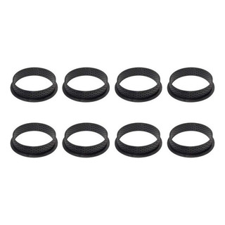 . Molde Aro Tarta Perforado Circular 8 Cm 8 Piezas . Molde Aro Tarta Perforado Circular 8 Cm 8 Piezas
