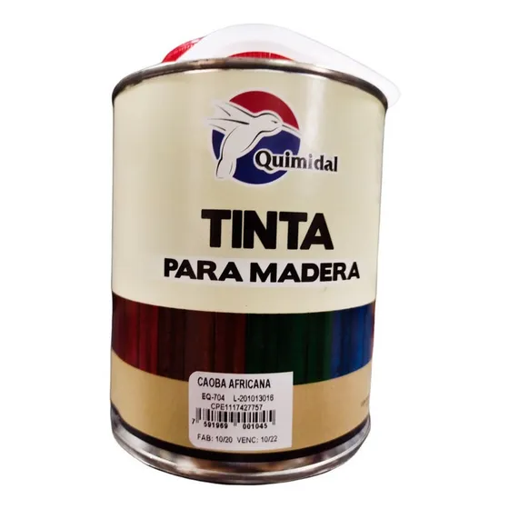 Tinta Para Madera Nogal Quimidal 500ml